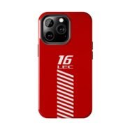 Charles Leclerc Minimalistic Phone Case Ferrari F1 Slim Charles Leclerc Ferrari-inspired iPhone Case Minimal design Leclerc F1 Samsung Case Scratch-resistant Leclerc Ferrari phone cover Wireless charging Charles Leclerc F1 case