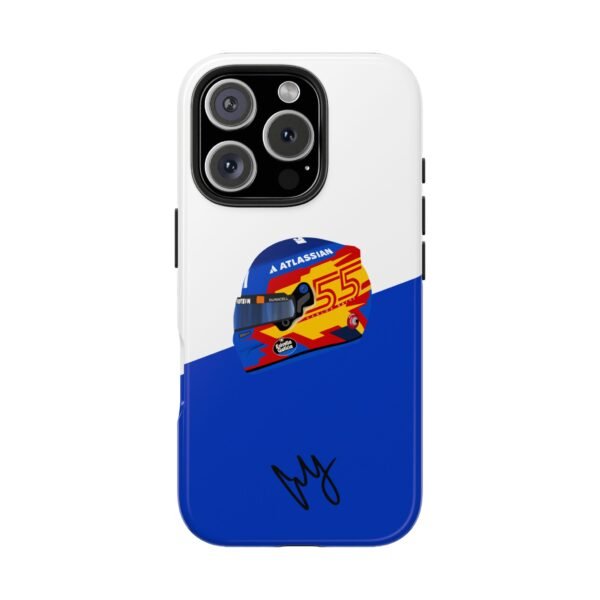 15840753009557163996_4096-1.jpeg Carlos Sainz Williams F1 Helmet 2025 Inspired Phone Case