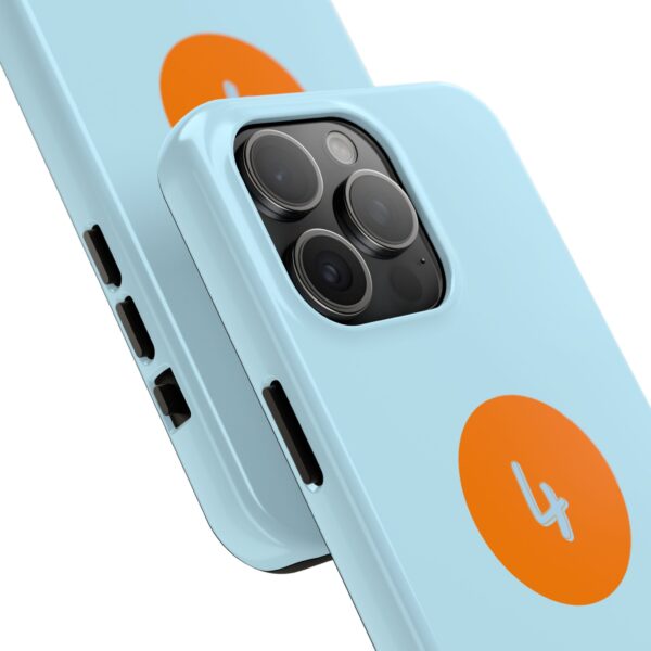 NOR F1 Miami Orange Pastel Blue Phone Case for iPhone NOR Miami GP Marble Samsung Cover Orange and Pastel Blue NOR F1 Phone Case Miami GP NOR iPhone & Samsung Cover