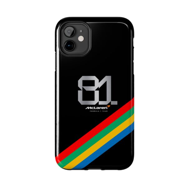 Oscar Piastri OP81 British GP Chrome Livery 2025 Phone Case – F1 Fan Gear