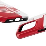 Charles Leclerc Red and White Phone Case