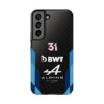 Ocon Alpine F1 Phone Case for iPhone Esteban Ocon Alpine F1 Samsung Cover Alpine F1 Team Ocon Tough Phone Case Ocon F1 Fan Protective Phone Cover