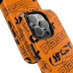 Oscar Piastri orange and black F1 Phone Case