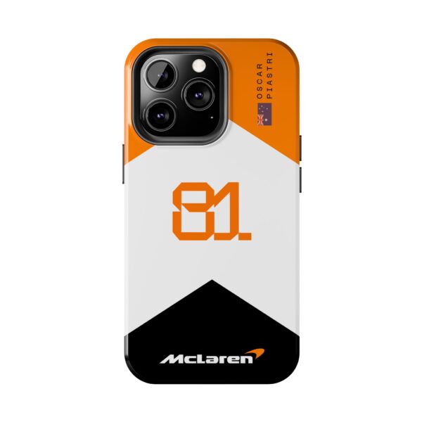 Oscar Piastri OP81 Papaya Phone Case iPhone Carbon Fibre Oscar Piastri 2025 Phone Cover Dual-Layer Oscar Piastri Formula Racing Case Papaya 2025 Formula Racing Oscar Piastri Phone Case Sporty Oscar Piastri OP81 iPhone Protective Cover