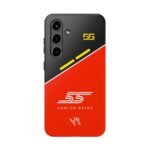 17139334046612179173_4096.jpeg Carlos Sainz Red and Carbon Fiber Tough Phone Case
