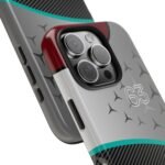 17274159917652881451_4096.jpeg George Russell F1 Black Grey Carbon Fiber Phone Case