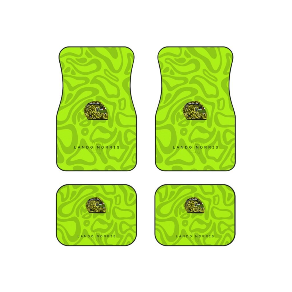 NOR 4 Helmet F1 Neon Car Mats