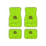 NOR 4 Helmet Neon Car Mats