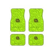 NOR 4 Helmet Neon Car Mats