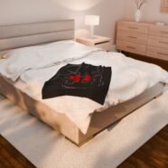 HAM Racing Number Plush Blanket – Velveteen Throw for F1 Fans
