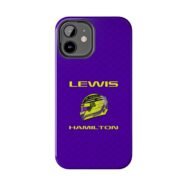 Lewi Hamilton Purple Helmet Phone Case iPhone F1 Inspired Lewi Hamilton Purple Samsung Cover Stylish Purple Helmet Racing Phone Case Protective Lewi Hamilton Tough iPhone Case Durable Purple Helmet F1 Phone Cover