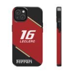 Charles Leclerc16 Red and Black Phone Case
