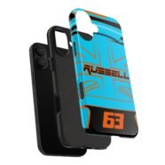 George Russell Silverstone British GP F1 2025 Helmet Phone Case