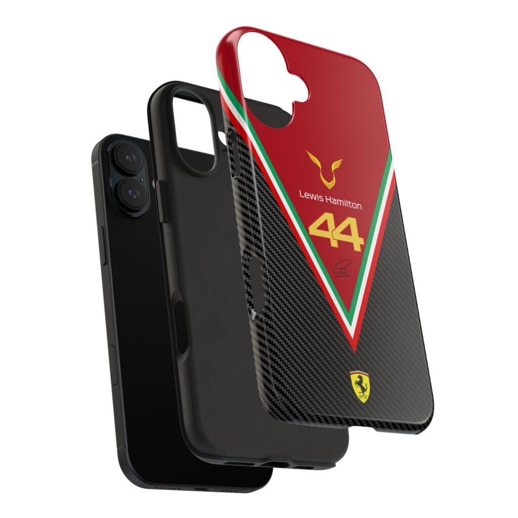 Lewis Hamilton 44 Carbon Fiber Phone Case