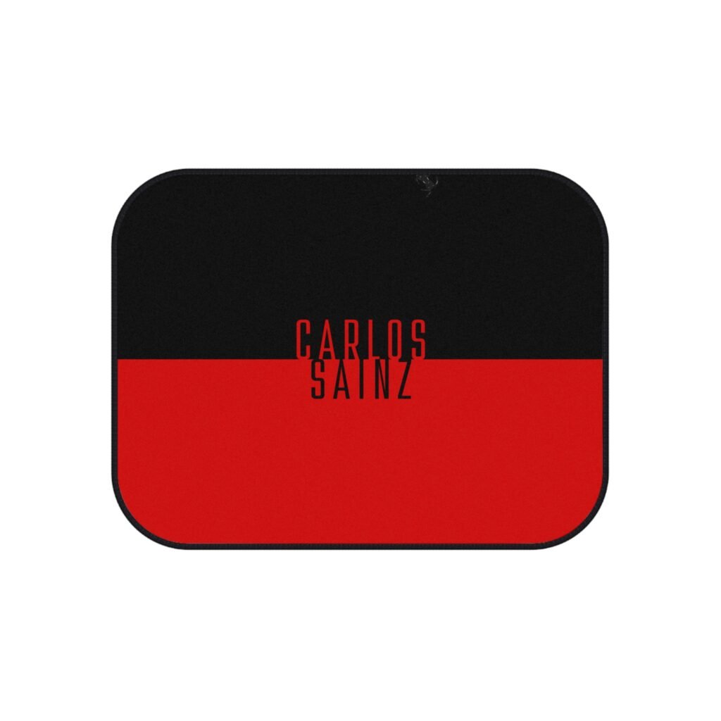 Car Mats 55 SAI Formula Racing Front, Rear, Red Blue, Car Decor Gifts, Minimalistic Sporty, Auto Decor, Floor Mats, Antiskid
