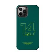 Alonso FA14 Phone Case iPhone Aston Martin Alonso F1 Samsung Cover Fernando Alonso Protective Phone Case FA14 Alonso iPhone & Samsung Case