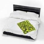 Day Helmet Racing Plush Blanket Racing Helmet Throw Blanket Motorsport Fan Cozy Blanket Helmet Design Plush Racing Throw