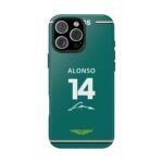 2530877951848595969_4096.jpeg Fernando Alonso Phone Case – 14 F1 2025 Aston Martin Cover