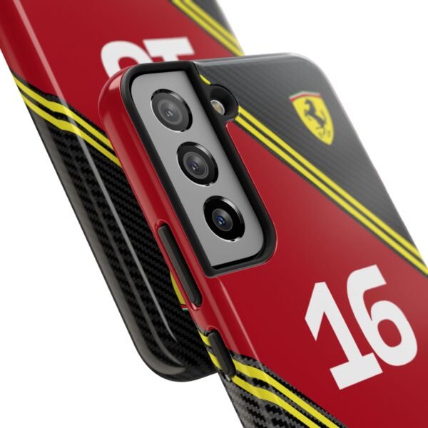 2654294158182696885_4096.jpeg Charles Leclerc CL16 Carbon Fiber 2025 F1 Phone Case