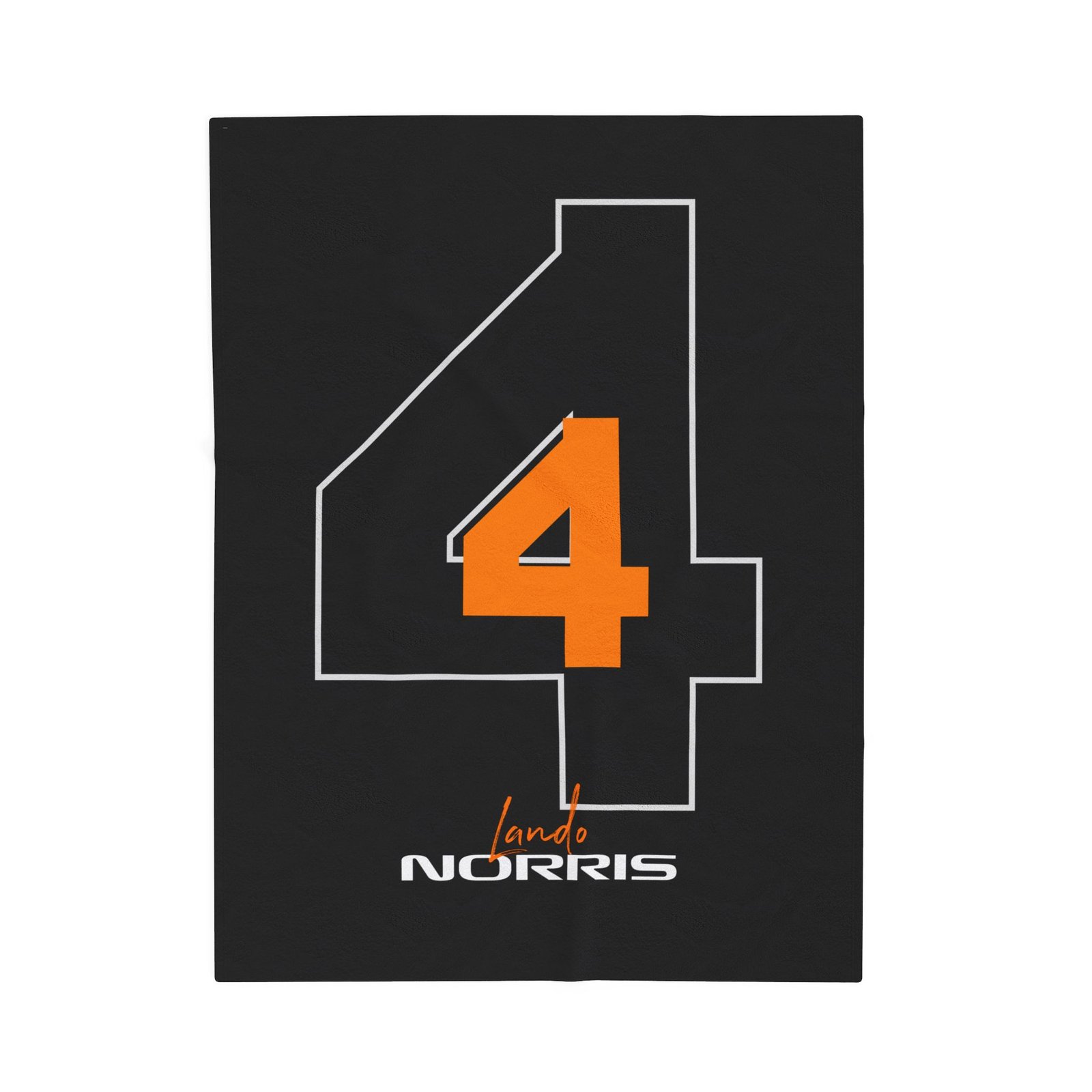 2695685711078558658_2048.jpeg Formula Racing Number 4 Plush Blanket Racing Number 4 Throw Blanket Motorsport Fan Cozy Blanket Snuggly Plush Racing Blanket