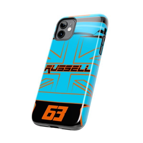 2850495674186833698_4096.jpeg George Russell Silverstone British GP F1 2025 Helmet Phone Case