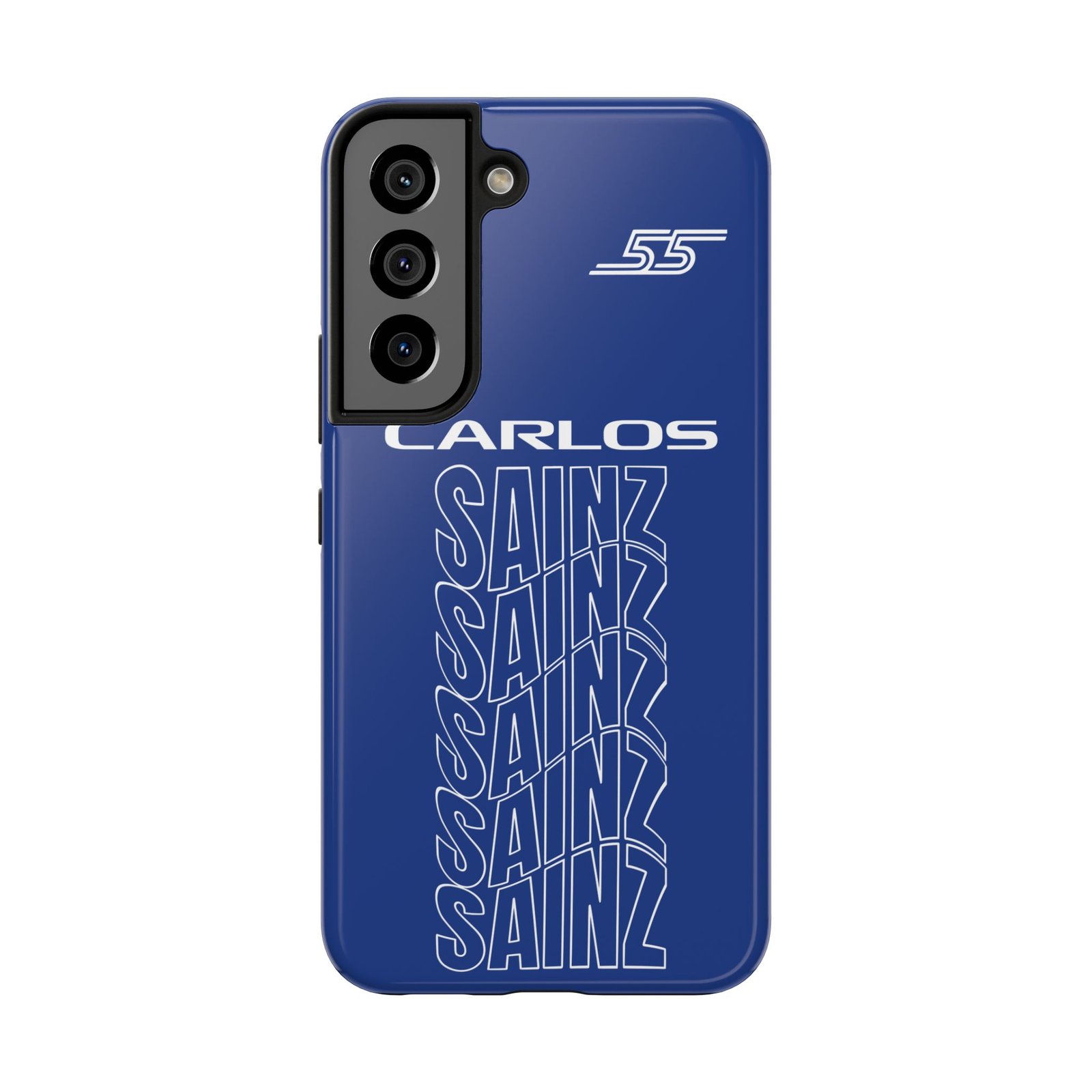 2921437981299286343_4096.jpeg Carlos Sainz Williams Phone Case Blue Typography Design for iPhone Carlos Sainz Williams Racing Shockproof Phone Cover for Samsung S Series