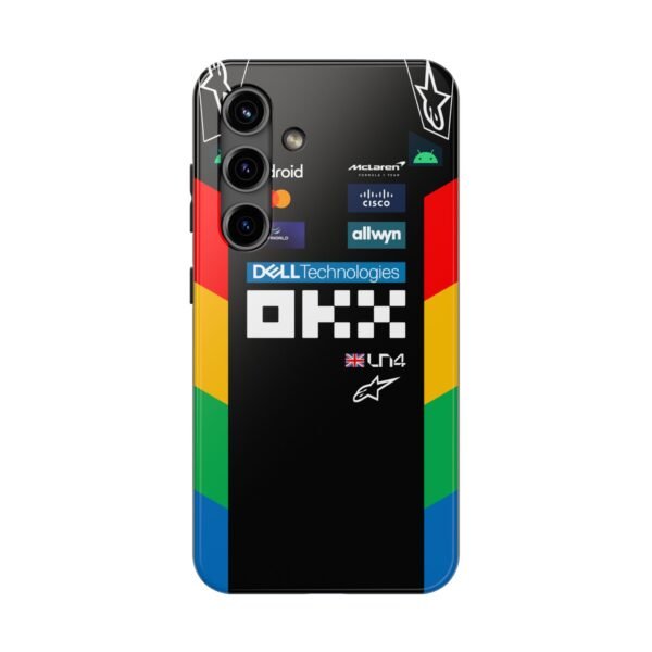 2953652198341269635_4096.jpeg NOR F1 British GP 2025 Chrome Race Suit Phone Case