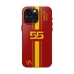 3202905975208409397_4096.jpeg Carlos Sainz Phone Case – Red Yellow iPhone & Samsung Cover
