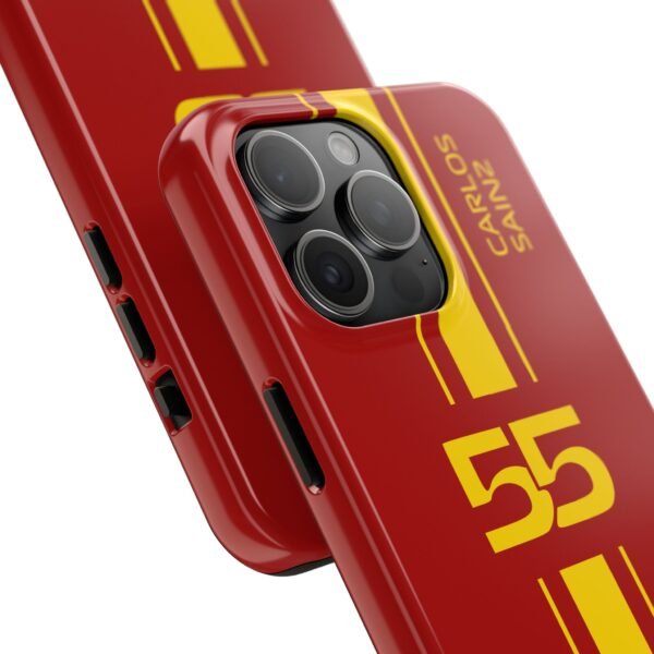 330179600810503313_4096.jpeg Carlos Sainz Phone Case – Red Yellow iPhone & Samsung Cover