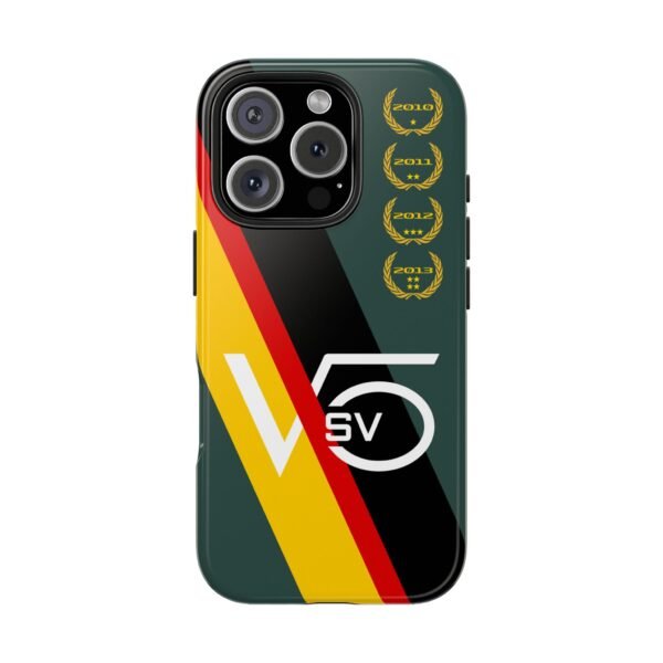 3342840548420273657_4096.jpeg Sebastian Vettel Champion Flag F1 Phone Case