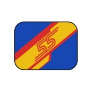 Carlos Sainz Blue and White F1 Car Mats