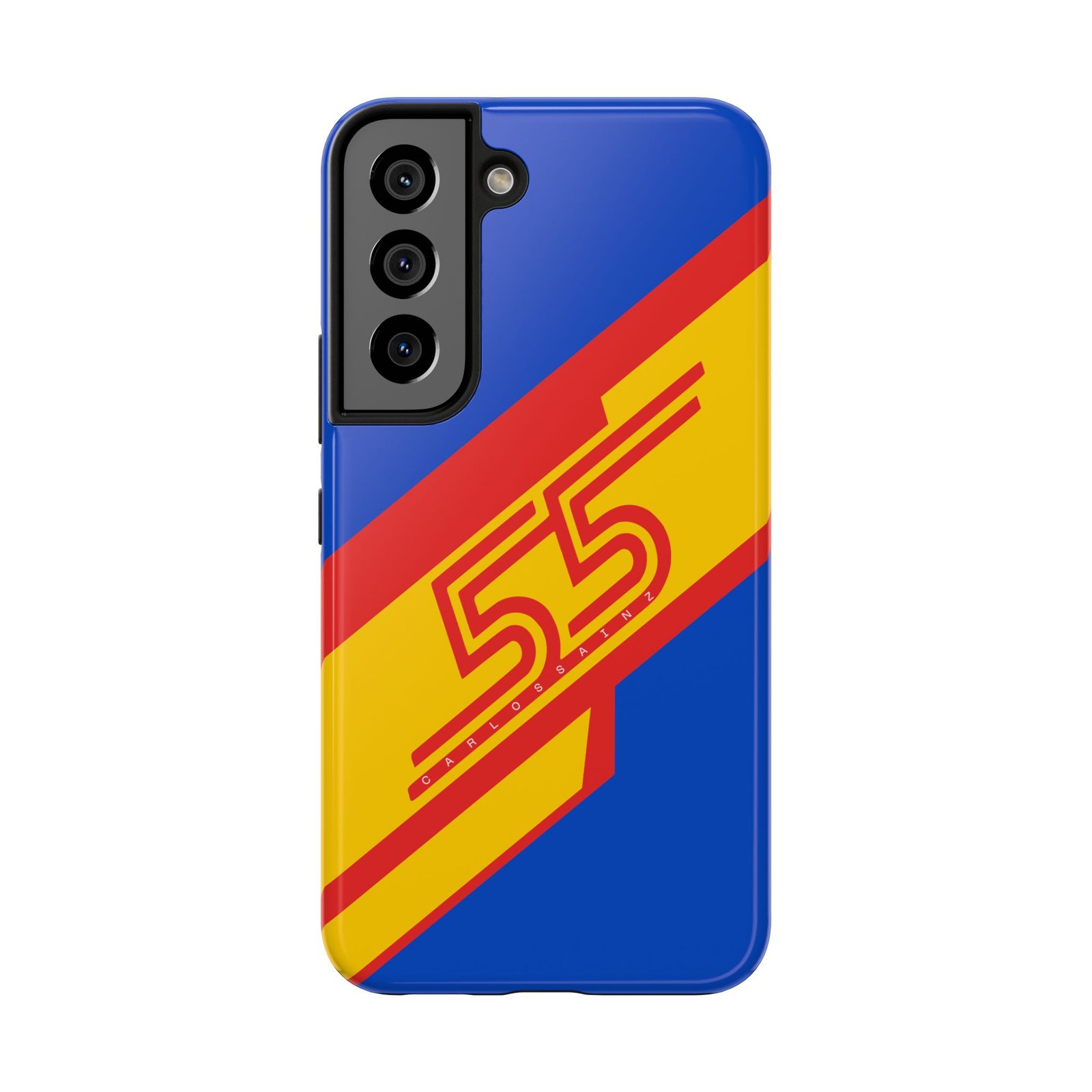 3665490981928198460_4096.jpeg Carlos Sainz CS55 Phone Case Sainz Williams Helmet 2025 case Carlos Sainz Phone Case tough cover CS55 Phone Case iPhone Samsung Carlos Sainz Case blue helmet design