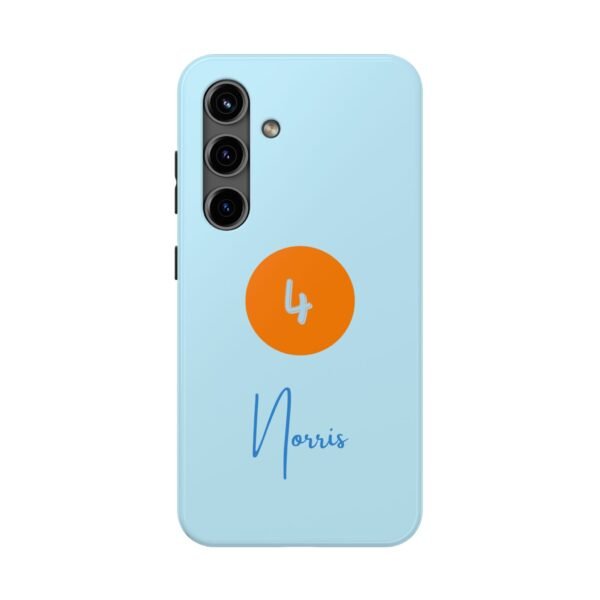 3723267881666254500_4096.jpeg NOR F1 Miami Orange Pastel Blue Phone Case