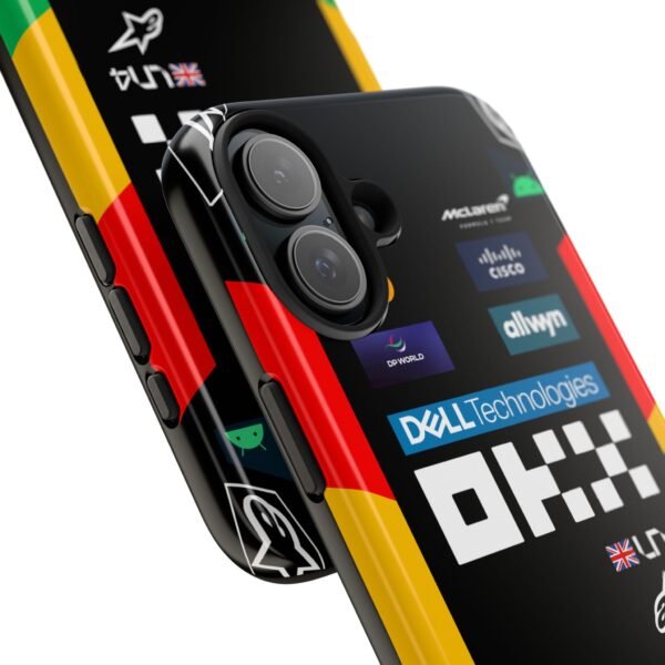 3853951724376299446_4096.jpeg NOR F1 British GP 2025 Chrome Race Suit Phone Case