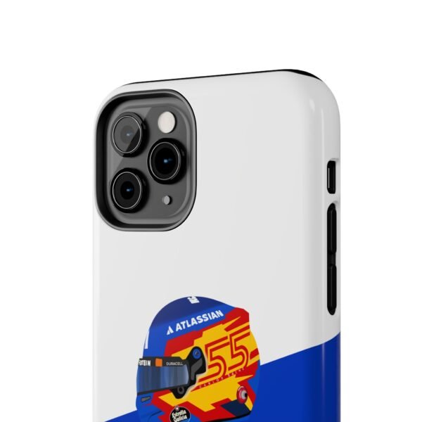 3871529453432777690_4096-1.jpeg Carlos Sainz Williams F1 Helmet 2025 Inspired Phone Case
