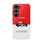 3996567177352020969_4096.jpeg Ayrton Senna Red and White F1 Phone Case