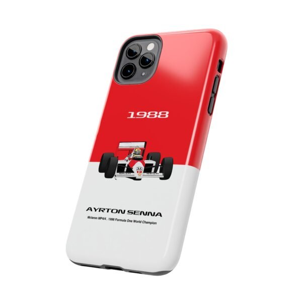 4512366715871861561_4096.jpeg Ayrton Senna Red and White F1 Phone Case