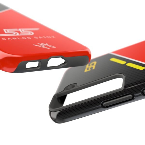 4639861550871686445_4096.jpeg Carlos Sainz Red and Carbon Fiber Tough Phone Case