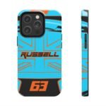 4669270446472071207_4096.jpeg George Russell Silverstone British GP F1 2025 Helmet Phone Case