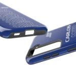 Carlos Sainz Williams Phone Case – Blue Typography F1 Cover