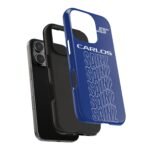 Carlos Sainz Williams Phone Case – Blue Typography F1 Cover