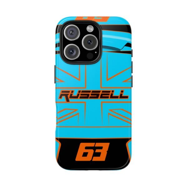5274727473590358948_4096.jpeg George Russell Silverstone British GP F1 2025 Helmet Phone Case