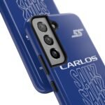 Carlos Sainz Williams Phone Case – Blue Typography F1 Cover