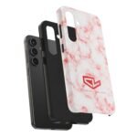 5619825705700987816_4096.jpeg Charles Leclerc Red and White Marble Phone Case