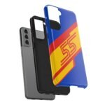 5772409450839127539_4096.jpeg Carlos Sainz CS55 Williams Helmet 2025 F1 Phone Case
