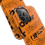 Oscar Piastri orange and black F1 Phone Case