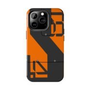 McLaren 2025 Papaya Camo Phone Case for iPhone Orange and Black McLaren Camo iPhone Cover Formula Racing McLaren 2025 Tough Case Dual-Layer McLaren Papaya Team Phone Case Motorsport-Inspired McLaren 2025 Camo iPhone Cover
