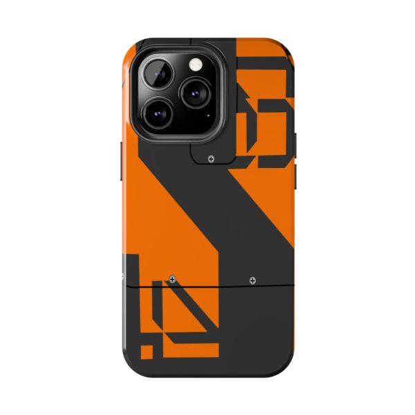 McLaren 2025 Papaya Camo Phone Case for iPhone Orange and Black McLaren Camo iPhone Cover Formula Racing McLaren 2025 Tough Case Dual-Layer McLaren Papaya Team Phone Case Motorsport-Inspired McLaren 2025 Camo iPhone Cover