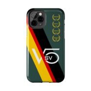 Sebastian Vettel Champion Flag F1 Phone Case