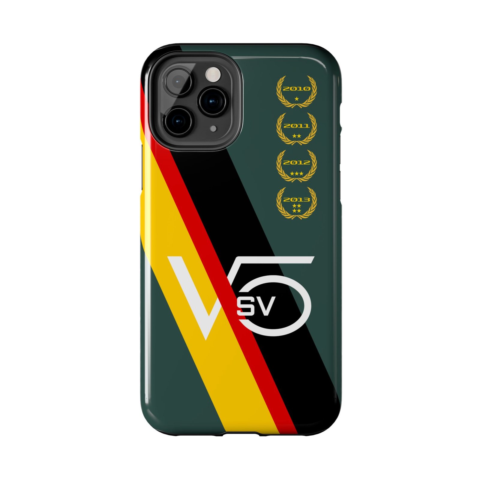 6357845297976391541_4096.jpeg Sebastian Vettel Champion Flag F1 Phone Case